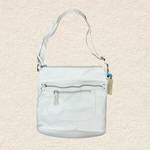 NWTs Womens St. Johns Bay White Shoulder Bag